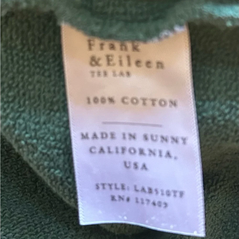 Frank & Eileen triple fleece pullover shirt, green, women’s size medium. - Picture 6 of 6